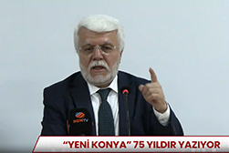 AYDINLAR OCAĞI YENİ KONYA GAZETESİ 75 YAŞINDA KONFERANSI 